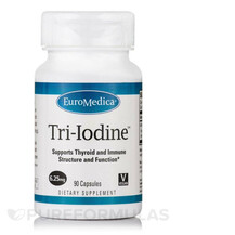 Tri-Iodine 6.25 mg Йод EuroMedica 90 капсул Tri-Iodine 6.25 mg Йод EuroMedica 90 капсул