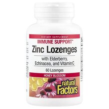 Цинк в пастилках Zinc Lonzenges Honey Natural Factors