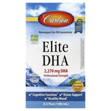 ДГК Elite DHA Natural Orange 2270 mg Carlson 100 мл