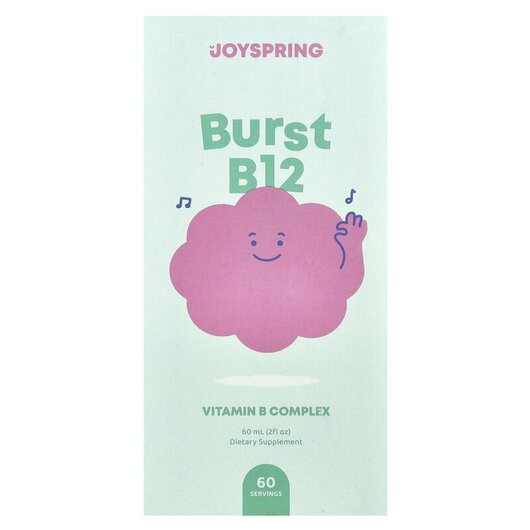 Основне фото товару Burst Vitamin B for Kids Основне фото товару Joy Spring, Burst Vitamin B for Kids, Вітамін B, 60 мл