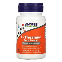 L-Теанін у порошку L-Theanine Powder NOW Foods 28 г L-Теанін у порошку L-Theanine Powder NOW Foods 28 г