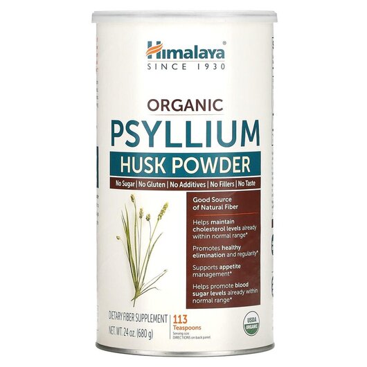 Основное фото товара Himalaya, Псиллиум, Organic Psyllium Husk Powder, 680 г