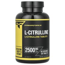 L-Citrulline 2500 mg L-Цитруллин Primaforce 120 таблеток