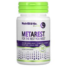 Sleep MetaRest Поддержка сна NutriBiotic 60 капсул Sleep MetaRest Поддержка сна NutriBiotic 60 капсул