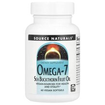 Omega-7 Seabuckthorn Fruit Oil Омега 7 Source Naturals