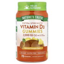Жувальний D3 Vitamin D3 50 mcg Gummies Nature's Truth Жувальний D3 Vitamin D3 50 mcg Gummies Nature's Truth