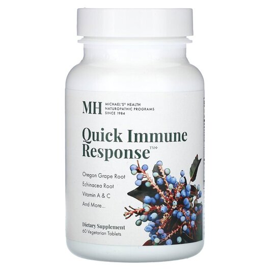 Основне фото товару MH, Quick Immune Response, Підтримка імунітету, 60 таблеток