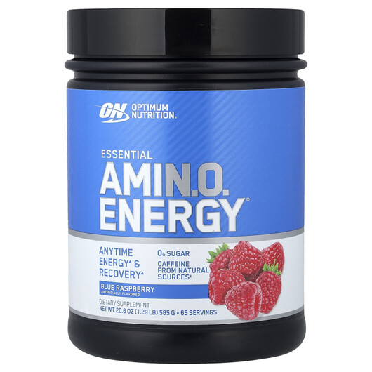 Основное фото товара Энергетический напиток, Essential Amin.O. Energy Blue Raspberry, 