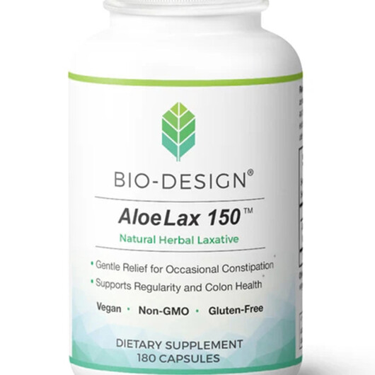 Основне фото товару Aloe Lax Основне фото товару Bio-Design, Aloe Lax, Проносний засіб, 180 капсул