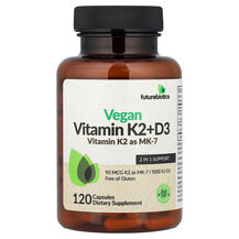 Вітаміни D3 K2 Vegan Vitamin K2 + D3 Future Biotics