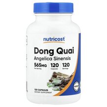 Dong Quai 565 mg Дягиль Nutricost 120 капсул