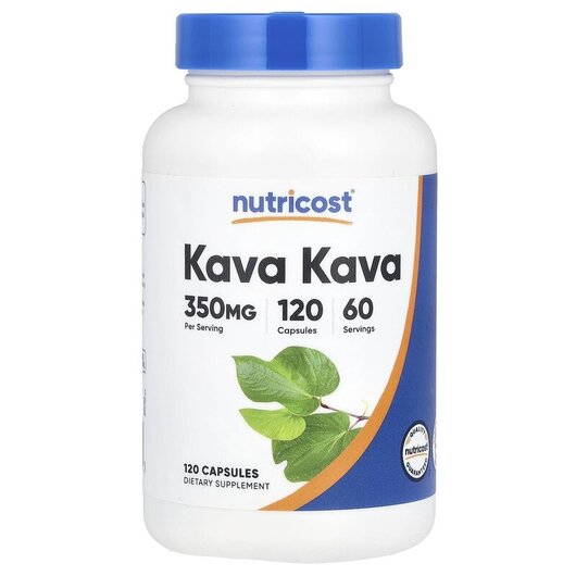 Основное фото товара Nutricost, Кава Кава, Kava Kava 350 mg, 120 капсул