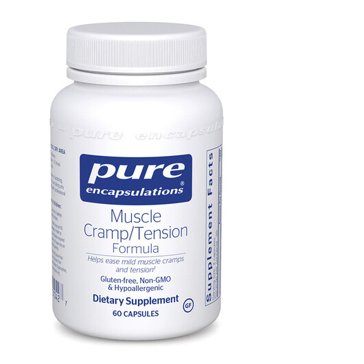 Основне фото товару Muscle Cramp/Tension Основне фото товару Pure Encapsulations, Muscle Cramp/Tension, Електроліти, 60 капсул