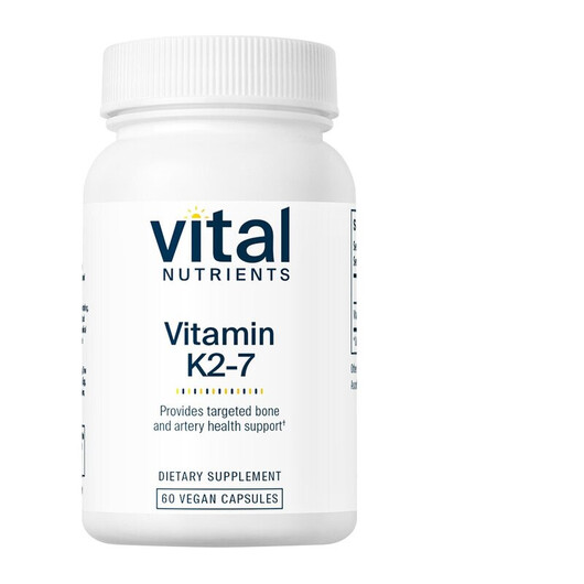 Основне фото товару K2-7 Основне фото товару Vital Nutrients, K2-7, Вітамін K2, 60 капсул