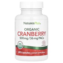 Журавлина Organic Cranberry 500 mg Natures Plus 60 капсул Журавлина Organic Cranberry 500 mg Natures Plus 60 капсул