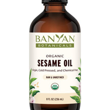 Кунжутна олія Organic Sesame Oil Banyan Botanicals 236 мл