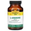 Фото товару L-Arginine Caps 500 mg Фото товару Country Life, L-Arginine Caps 500 mg, L-Аргінін, 100 капсул