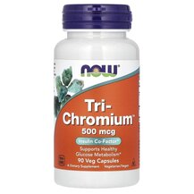 Хром 500 мкг Tri-Chromium 500 mcg NOW Foods 90 капсул Хром 500 мкг Tri-Chromium 500 mcg NOW Foods 90 капсул