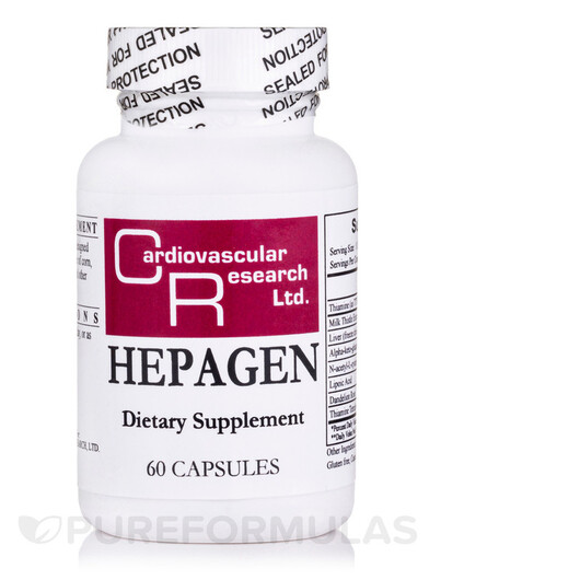 Основное фото товара Ecological Formulas, Поддержка печени, Hepagen, 60 капсул