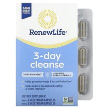 3-Day Cleanse Детокс и очистка Renew Life 12 капсул 3-Day Cleanse Детокс и очистка Renew Life 12 капсул