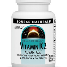 Вітамін K2 Vitamin K2 Advantage Source Naturals