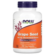 Екстракт виноградних кісточок Grape Seed NOW Foods Екстракт виноградних кісточок Grape Seed NOW Foods