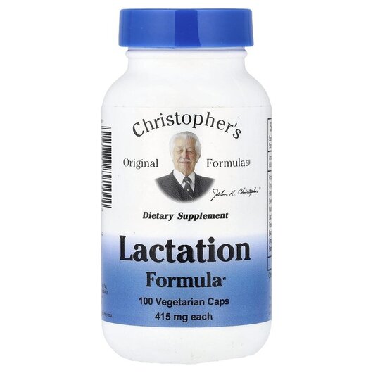 Основное фото товара Lactation Formula 460 mg Основное фото товара Выработка грудного молока, Lactation Formula, 100 капсул