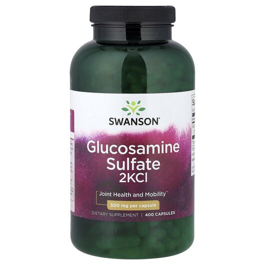 Основное фото товара Glucosamine Sulfate 2KCI 500 mg Основное фото товара Глюкозамин Сульфат, Glucosamine Sulfate 2KCI 500 mg, 400 капсул