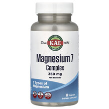 Магній Magnesium 7 Complex 60 VegCaps KAL 175 mg per Cap