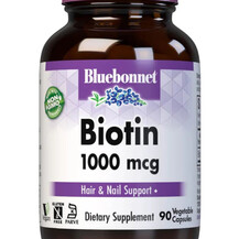 Biotin Витамин B7 Биотин Bluebonnet Nutrition 90 капсул