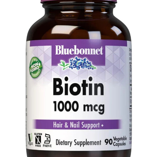 Основное фото товара Biotin Основное фото товара Bluebonnet Nutrition, Витамин B7 Биотин, Biotin, 90 капсул