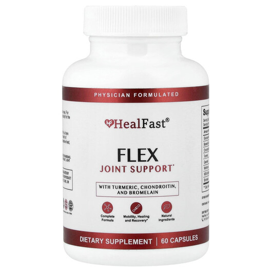 Основне фото товару Healfast, Flex Joint Support, Підтримка суглобів, 60 капсул