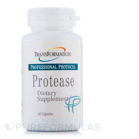 Основне фото товару Transformation Enzymes, Protease, Ферменти, 60 капсул