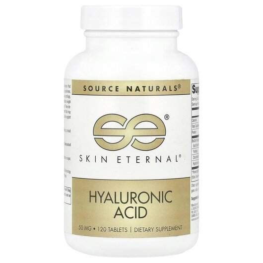 Основное фото товара Skin Eternal Hyaluronic Acid 50 mg Основное фото товара Skin Eternal Hyaluronic Acid 50 mg 120, Гиалуроновая кислота, 120