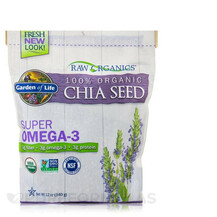 Raw Organics 100% Organic Chia Seed Семена Чиа Garden Raw Organics 100% Organic Chia Seed Семена Чиа Garden