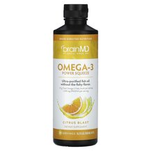 Омега 3 Omega-3 Power Squeeze Citrus Blast BrainMD 477 г