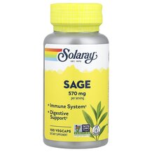 Organically Grown Sage 285 mg Экстракт листьев шалфея Organically Grown Sage 285 mg Экстракт листьев шалфея