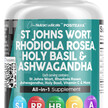Фото товара St Johns Wort Rhodiola Rosea Holy Basil Ashwagandha Фото товара St Johns Wort Rhodiola Rosea Holy Basil Ashwagandha, Поддержка ст