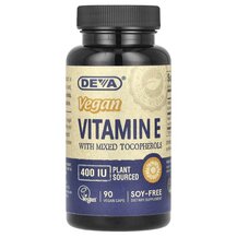 Веганський Вітамін E Vegan Vitamin E with Mixed Deva