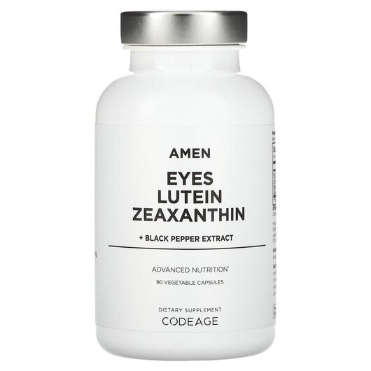 Основное фото товара Amen Eyes Lutein Zeaxanthin + Black Pepper Extract Основное фото товара Amen Eyes Lutein Zeaxanthin + Black, Поддержка здоровья зрения, 9