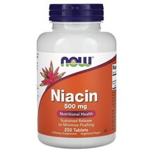 Niacin 500 mg Ниацин 500 мг NOW Foods 250 таблеток Niacin 500 mg Ниацин 500 мг NOW Foods 250 таблеток