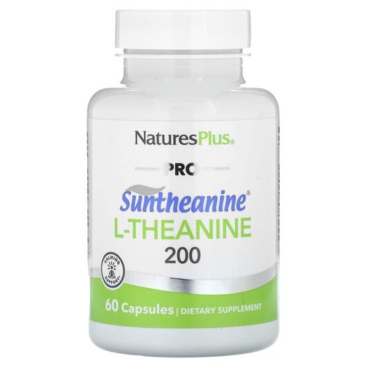 Основне фото товару Pro Suntheanine L-Theanine 200 100 mg Основне фото товару Pro Suntheanine L-Theanine 200 100 mg, L-Теанін, 60 капсул