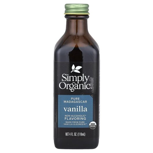 Основне фото товару Simply Organic, Madagascar Vanilla, Спеції, 118 мл