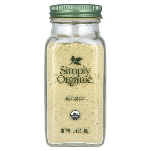 Основне фото товару Simply Organic, Ginger, Спеції, 46 г