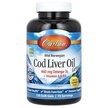 Фото товару Cod Liver Oil Gems Natural Lemon 460 mg, Олія печінки тріски, 150