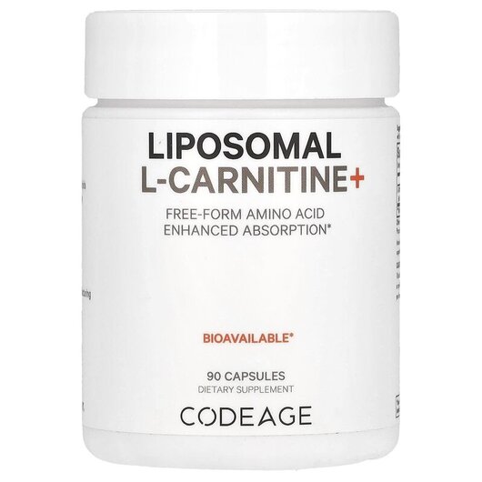 Основне фото товару Liposomal L-Carnitine+ Free-Form Amino Acid Enhanced Absorption Основне фото товару Liposomal L-Carnitine+ Free-Form Amino Acid Enhanced, L-Карнітин,