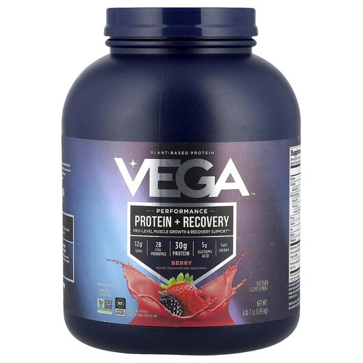 Основное фото товара Deva, Протеин, Sport Plant Based Premium Protein Berry, 1.89 кг