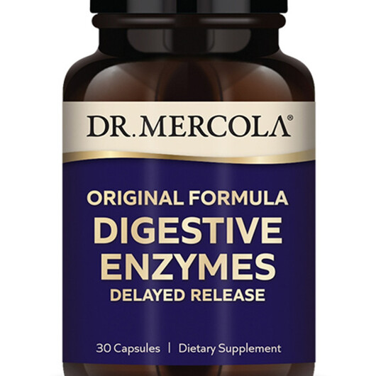 Основное фото товара Original Formula Digestive Enzymes Основное фото товара Dr. Mercola, Ферменты, Original Formula Digestive Enzymes, 30 кап