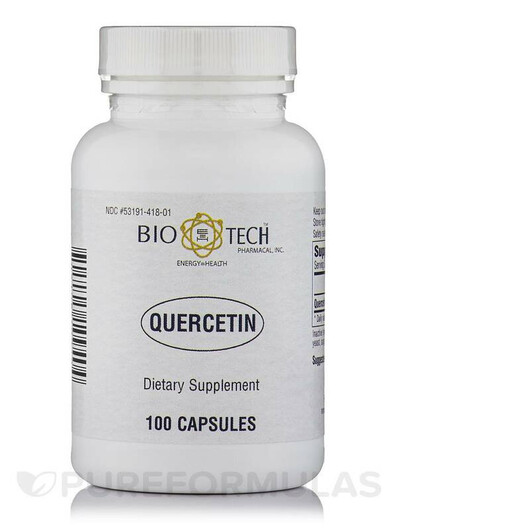 Основное фото товара Quercetin Основное фото товара Tech Pharmacal, Кверцетин, Quercetin, 100 капсул