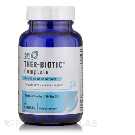 Основное фото товара Ther-Biotic Complete Основное фото товара SFI Health, Пробиотики, Ther-Biotic Complete, 60 капсул